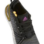 adidas Men's Solarthon Spikeless Golf Shoes, Core Black/Purple/Solar Gold, 12