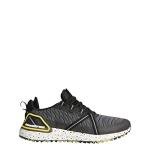 adidas Men's Solarthon Spikeless Golf Shoes, Core Black/Purple/Solar Gold, 12
