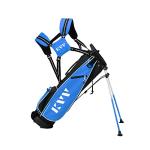 KVV Junior Complete Golf Club Set for Kids/Children Right Hand, 5-Piece Set Includes Oversize Driver, S#，7# & 9# Irons, Putter, Head Cover, Golf Stand Bag(Blue 11-13)