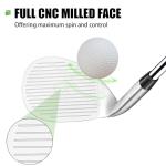 MAZEL Forged Golf Wedges for Men & Women - Golf Gap Wedge, Sand Wedge,Lob Wedge,Escape Bunkers and Quickly Cuts Strokes Around The Green,High Loft Golf Club Wedge