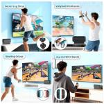 Switch 2 Sports Accessories, Wodbymat 25 in 1 Sports Bundle for Nintendo Switch 2 with 2 Tennis accessories 2 Grip Handle 2 Steering Wheels 2 Bowling ball grip 2 Sword accessory Shared 2 grip 2 Golf accessories 2 Binding tape 2 Wrist strap 2 Lanyard times 2 Lanyard grip 2 Rocker cap 1 Storage bag