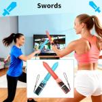 Switch 2 Sports Accessories, Wodbymat 25 in 1 Sports Bundle for Nintendo Switch 2 with 2 Tennis accessories 2 Grip Handle 2 Steering Wheels 2 Bowling ball grip 2 Sword accessory Shared 2 grip 2 Golf accessories 2 Binding tape 2 Wrist strap 2 Lanyard times 2 Lanyard grip 2 Rocker cap 1 Storage bag