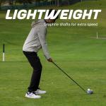 Precise Complete Teen Golf Club Set for Ages 13–16 – Includes Titanium Driver, Stainless Steel Hybrid, 7–PW Irons, Putter, Stand Bag & 3 Headcovers – Graphite/Steel Shafts - Right Hand