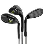 Orlimar Golf Spin Tech Full Face 3-Piece Black Wedge Set for Men, 52 56 60 Right Hand (Pitching Wedge/Sand Wedge/Lob Wedge)