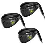 Orlimar Golf Spin Tech Full Face 3-Piece Black Wedge Set for Men, 52 56 60 Right Hand (Pitching Wedge/Sand Wedge/Lob Wedge)