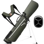 Full Choice Lightweight Golf Stand Bag, Durable 4 Way Full-Length Dividers with Dual Straps & Stand Golf Carry Bag, Olive Green