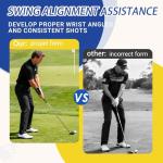GGYIMIMI Flush Daddy Pro Golf Trainer – Golf Wrist Brace & Swing Alignment Support, Wrist Stabilizer & Grip Corrector for Beginners, Improve Wrist Position & Perfect Your Swing (2pcs)