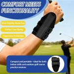 GGYIMIMI Flush Daddy Pro Golf Trainer – Golf Wrist Brace & Swing Alignment Support, Wrist Stabilizer & Grip Corrector for Beginners, Improve Wrist Position & Perfect Your Swing (2pcs)