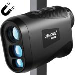 Golf Rangefinder JIEHOME X1 Golf Range Finder with Slope Magnetic, 6X, Flagpole Lock Vibration, 660YDS Rangefinder for Golfing & Hunting, Rechargeable Laser Rangefinders