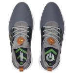 PUMA Men's Ignite Articulate Wide Golf Shoe, Black Team Gold-Quiet Shade, 9