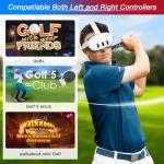 X-SUPER HOME VR Golf Club Attachment for Meta Quest 3 Controller Golf+ Accessories Realistic Swing Stick with Quick Install & Secure Lock (Right Controller, Quest 3)