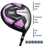 PGF Lady Concord Women's Complete Golf Club Set [15-Piece] [Hand: Right] [Length: Standard]