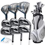 PGF Lady Diamond S5 Women's Complete Golf Club Package Set [Hand: Right] [Length: Standard][14-Pieces]