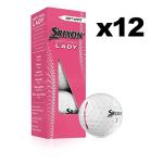 Srixon Soft Feel Lady Golf Balls, Soft Feel Lady 8, White