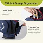 GoHimal 14 Way Golf Stand Bag, Golf Bags for Men with Stand, Top Dividers Ergonomic with 10 Pockets