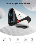 VISTAGET Golf Range Finder 1200 Yards, 7X Magnification, Triangle Tech, Rangefinder with Slope On/Off, Flag Lock Vibration, Range Finder Golf Magnetic, USB-C Rechargeable​