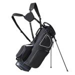 VEVOR Golf Cart Bag with 14 Way Organizer Divider Top, Premium Cart Bag with Stand, Durable Golf Bags with Handles & Dust Cover & Detachable Dual Strap for Men & Women (Black, 10 Pockets)