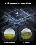 VISTAGET Golvia Pro Range Finder Golf 1200 Yards, OLED Screen, 7X Magnification, Triangle Tech, Golf Rangefinder with Slope On/Off, Flag Lock Vibration, Magnetic, Rechargeable, Rain & Fog Resistant