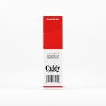 Caddy Classics Royal Reds V2 Golf Tee Holder – Durable, Reusable Magnetic Lid Container with 50 Bamboo Tees, Sizes 2-3/4″