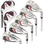 Ram Golf Accubar Mens Clubs 1 Inch Longer Iron Set 6-7-8-9-PW with Hybrids 24° and 27°