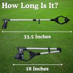 Golf Ball Teeing Aid Device For Seniors | Golf Ball Dispenser Eliminates Bending | Motorless Golfing Dispenser Tees Up Your Golfing | Adaptive Gifts For Seniors | Foldable Tee Assistant