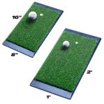 Callaway FT Launch Zone Golf Hitting Mat with Rubber Backing Golf Putting Mat,Green