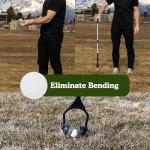 Golf Ball Teeing Aid Device For Seniors | Golf Ball Dispenser Eliminates Bending | Motorless Golfing Dispenser Tees Up Your Golfing | Adaptive Gifts For Seniors | Foldable Tee Assistant