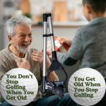 Golf Ball Teeing Aid Device For Seniors | Golf Ball Dispenser Eliminates Bending | Motorless Golfing Dispenser Tees Up Your Golfing | Adaptive Gifts For Seniors | Foldable Tee Assistant