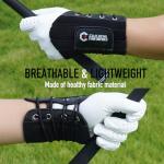 GAIARENA Golf Wrist Brace Wrist Hinge Swing Aid, Efficient Golf Swing Training Equipment to Correct Wrist’s Angle & Develop Muscle Memory for Beginner Golfers Black (Right-Handed Golfer)