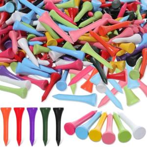 Mudder 600 Pack Golf Tees Bulk Wooden Golf Tees Multicolor Wood for Men Balls Accessories(1-1/2 Inch,Multicolor)
