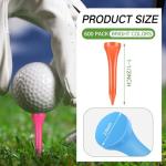 Mudder 600 Pack Golf Tees Bulk Wooden Golf Tees Multicolor Wood for Men Balls Accessories(1-1/2 Inch,Multicolor)