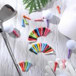 Mudder 600 Pack Golf Tees Bulk Wooden Golf Tees Multicolor Wood for Men Balls Accessories(1-1/2 Inch,Multicolor)