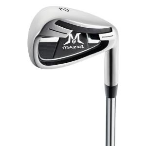 MAZEL Golf Individual Iron 1,2,3,4,5,6,7,8,9, Golf Iron with Steel Shafts for Right Handed Golfers (Stainless Steel,Black Silver, 2 Iron, Stiff, Right)