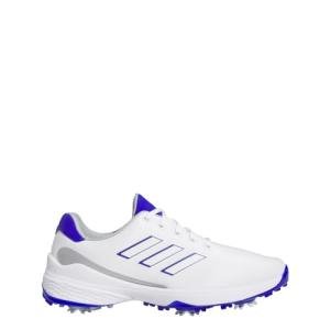 adidas Men's ZG23 Golf Shoes, Footwear White/Lucid Blue/Silver Metallic, 12.5