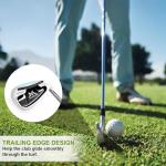 MAZEL Golf Individual Iron 1,2,3,4,5,6,7,8,9, Golf Iron with Steel Shafts for Right Handed Golfers (Stainless Steel,Black Silver, 2 Iron, Stiff, Right)