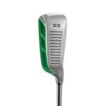 MAZEL Golf Pitching & Chipper Wedge,Right Handed,35,45,55 Degree Available for Men & Women (Right, Stainless Steel (Green Head), S, 55)
