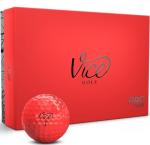 Vice Golf Pro Golf Balls, Red (One Dozen)