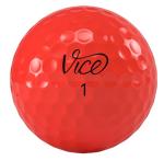 Vice Golf Pro Golf Balls, Red (One Dozen)