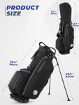 Sturdum 7 Way Golf Stand Bag, Lightweight Golf Bags for Men Women with Full-Length Dividers, Ergonomic Design, Weather-Resistant, Multi Pockets