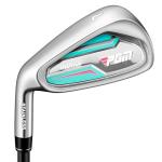 PGM Women's Left Handed Golf Club Set with 12pcs Clubs - 4 Woods(#1,3,5,4H), 7 Irons(#5,6,7,8,9,PW,SW), and 1 Putter - with Golf Stand Bag