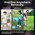 GOLFGEN | PGA TOUR Tee-Up 3-Piece Set, Medium, Orange, Left Handed, Use for Indoor/Outdoor Practice, Junior Golf Training Set, Training Clubs