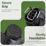 Beutyal Cart Golf Bag 15 Way Organizer Divider Top Golf Cart Bag for Men Women Golf Club Bag with Cooler, Rain Cover