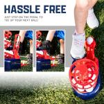 Franklin Sports PGA Tour Kids Golf Tee Trainer Toy - Plastic Youth Golf Set with Automatic Ball Feeder - Includes (1) Righty + Lefty Adjustable Club, (15) Balls, and (1) Tee - Ages 3+