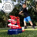 Franklin Sports PGA Tour Kids Golf Tee Trainer Toy - Plastic Youth Golf Set with Automatic Ball Feeder - Includes (1) Righty + Lefty Adjustable Club, (15) Balls, and (1) Tee - Ages 3+