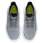 FootJoy Men's FJ Flex Previous Season Style Golf Shoe, Grey/White/Lime, 9.5