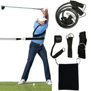 JUNNEE Golf Swing Rotation Trainer – Enhance Hip & Shoulder Turn for Powerful Swings – Improve Weight Shift, Accuracy & Consistency – Golf Training Aid for Better Control & Distance