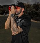 BRIMZ Golf Performance Hat - Breathable Sweat & Water Resistant Golfing Snapback Cap with Tee Holder & Magnetic Ball Marker (Black - Beers & Bogeys)