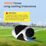 PEAKPULSE 1200 Yards Mini Range Finder Golf Rangefinder HDLCD 7X Magnification with Slope Laser Distance Rangefinder for Men Women Junior Rechargeable Flag Pole Locked with Vibration Angle Measurement