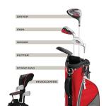 WILSON Golf Profile JGI Junior Complete Golf Set — Small, Red, Left Hand
