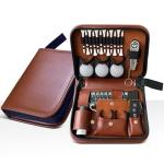 Golf Gift Set - Complete Golfing Accessories for Men & Women, Dad, with 3 Golf Balls, Bag Case, Rangefinder, Tees, Brush, Divot Knife, Scorer & Ball Clamp, Essentials Golf Accessories, Best Golf Gifts